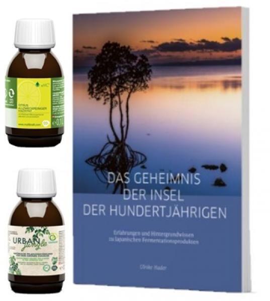 Gratisset ab 50€ Bruttowarenwert Ein Buch 118 Seiten dazu 100ml EMC Citrus Reiniger und dazu 100ml Urban Jungle